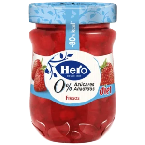 Hero Confiture Fraise Sans Sucre – 280g