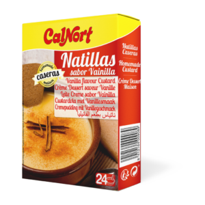 NATILLAS SABOR VANILLE INSTANTÁNEAS CALNORT 120g - sans gluten