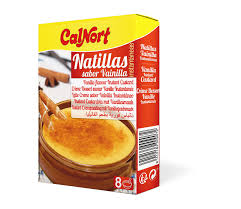 NATILLAS SABOR VANILLE INSTANTÁNEAS CALNORT 130g – sans gluten
