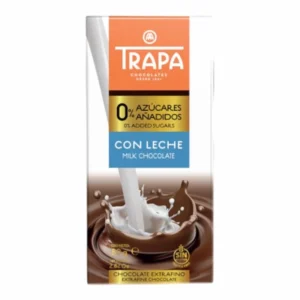 Trapa Chocolat au Lait Sans Sucres Ajoutés 80g -Sans Gluten