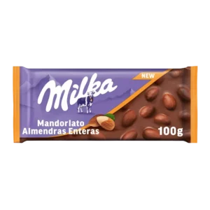 Milka Chocolat au Lait aux Amandes Entières 100g