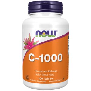 NOW FOODS VITAMIN C 1000mg 100 comprimés
