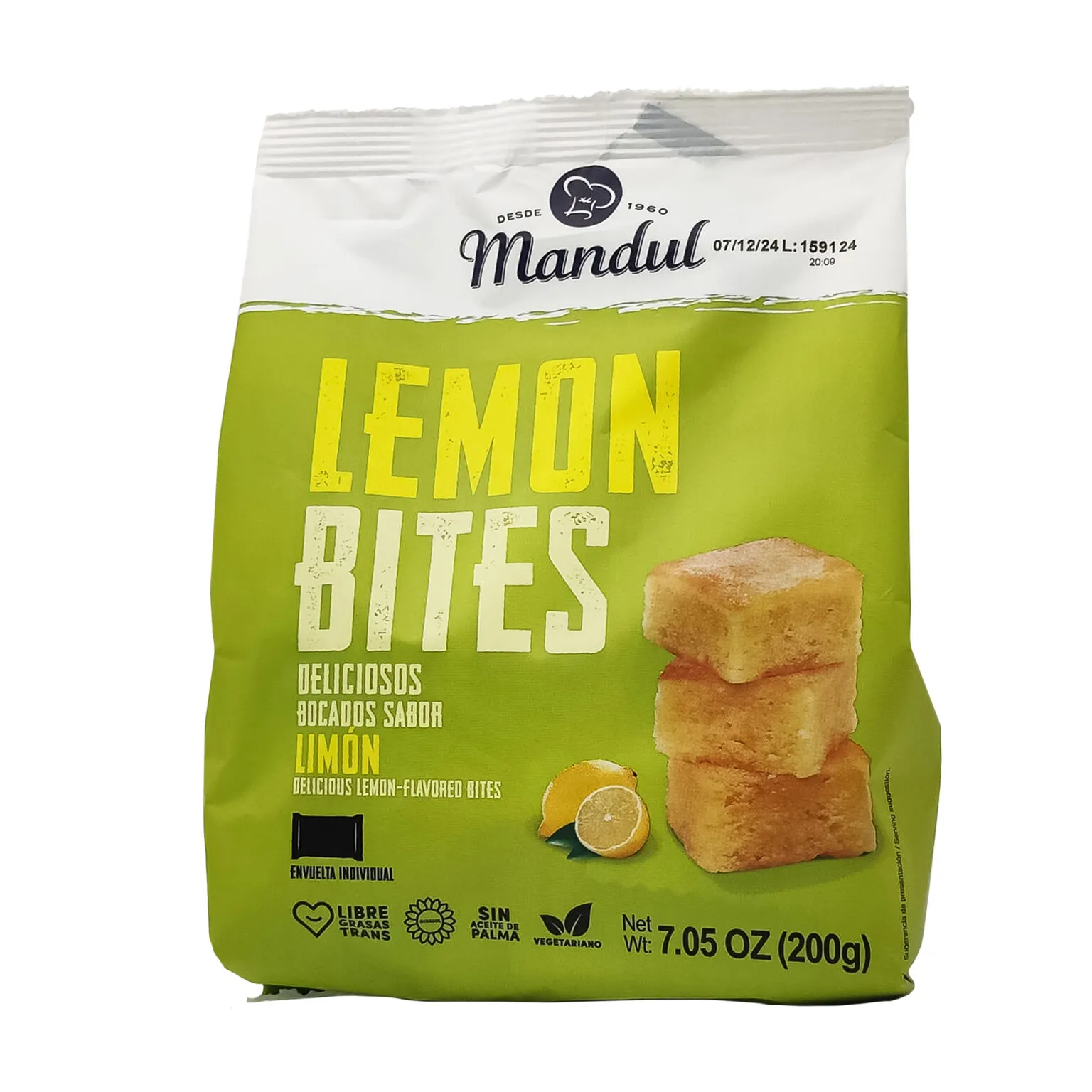 MANDUL BIZCOCHO LIMON BITES 200G