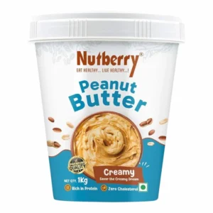 NUTBERRY PEANUT BUTTER (Beurre de Cacahuète) Crémeux – 500g