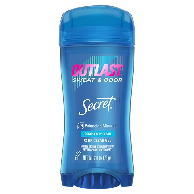 SECRET Outlast Clear Gel Deodorant Completely Clean