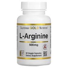 California Gold Nutrition L-arginine  500 mg – 60 capsules