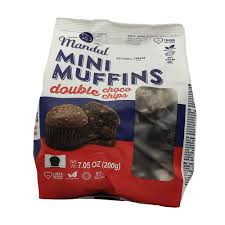 MANDUL MINI MUFFINS DOBLE CHOCOLATE CHIPS 200G