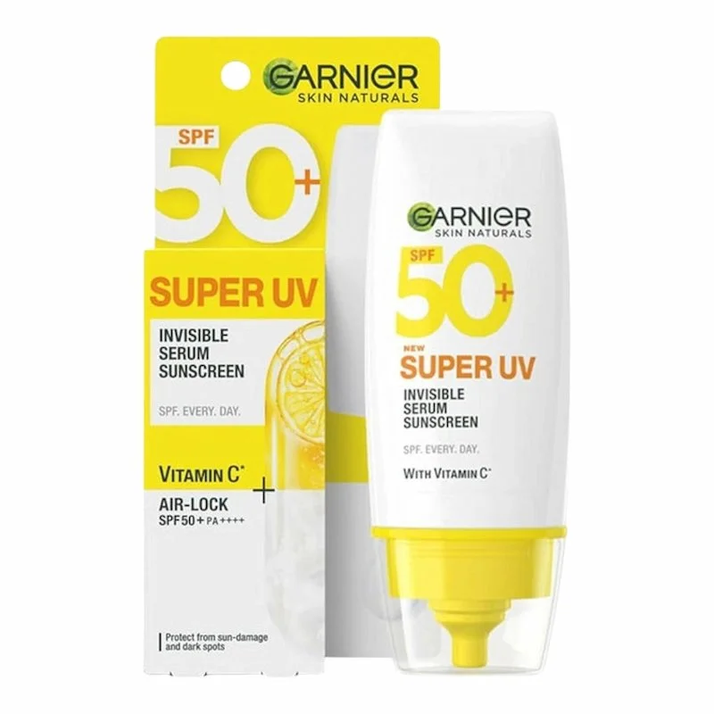 Garnier Super UV Serum Sunscreen SPF50+ – 30 ml | Protection Solaire Avancée