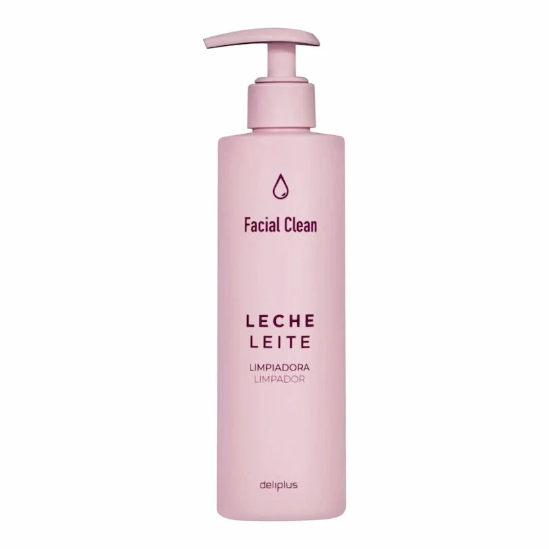 Deliplus Facial Clean Leche Limpiadora 250 ml – Lait Nettoyant Visage Doux & Hydratant