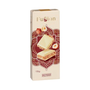 FUSSION Hacendado CHOCOLAT BLANC ET NOISETTE 135g