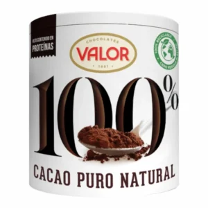 Retour aux produits Valor – Cacao Puro Natural 100% Soluble Sans Gluten Sans Sucre 250g