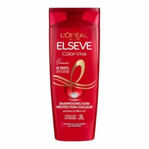LOreal Paris Elseve Color-Vive Shampooing Soin Protection Couleur Maxi Format 400ml – Cheveux Colorés – Protection & Éclat