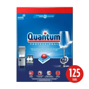 Finish Quantum Professional Pastilles Lave Vaisselle 125 T – Tablettes Lave Vaisselle Professionnelles – Nettoyage Puissant & Brillance