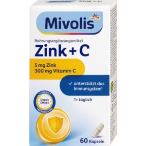 Mivolis Zink + C 60 Capsules