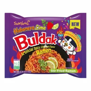 Samyang Buldak Nouilles Poulet Épicé Habanero Lime 140g