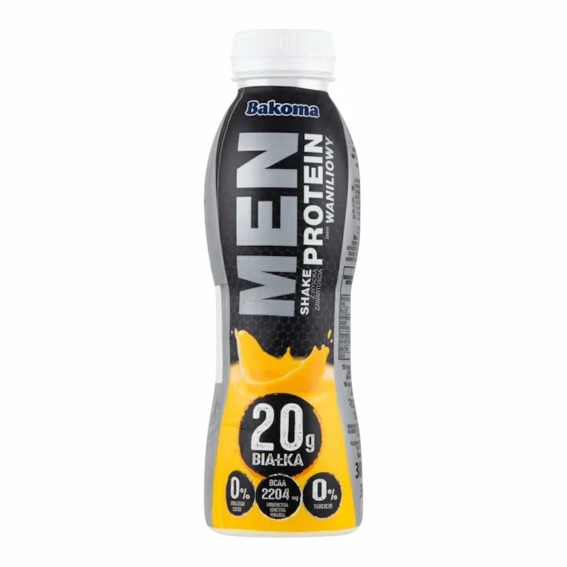 Shake Proteine MEN Vanille 380 g – Bakoma | Boisson Nutritionnelle Riche en Proteines