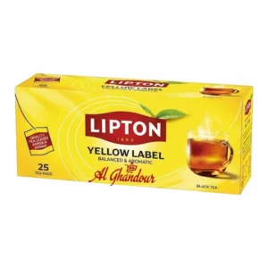 Lipton The Noir 25 Sachets – Infusion Classique & Saveur Intense