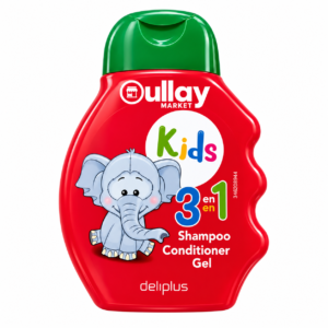 Deliplus Kids Gel 3 en 1 Enfant 300ml – Shampoing Apres Shampoing & Gel Douche