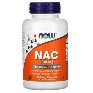 NOW FOOD - NAC 600 mg, 100 capsules végétariennes